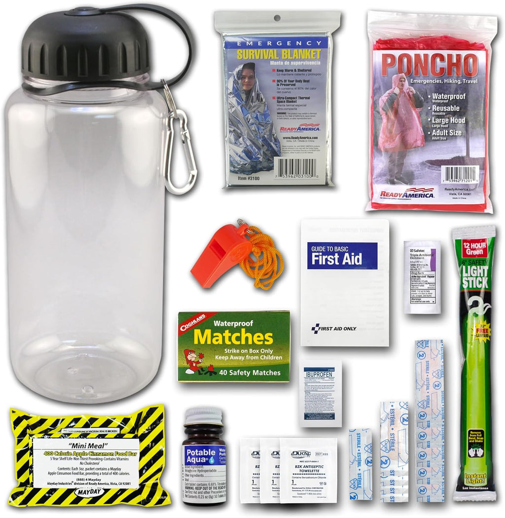 70060 Deluxe Water Bottle Survival Kit